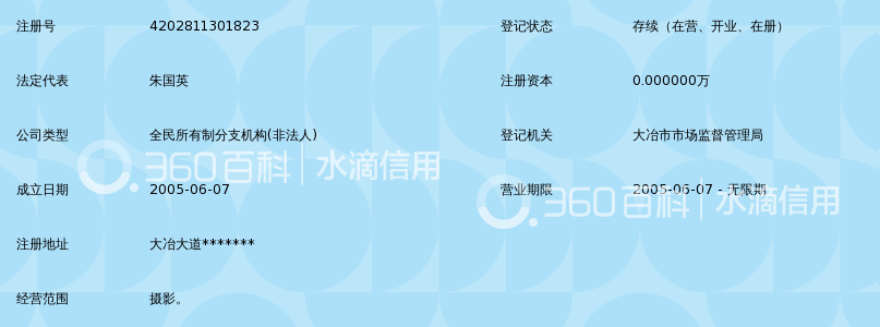 光影记忆的守护者 大冶市饮食服务公司彩色摄影扩印中心与摄影扩印服务